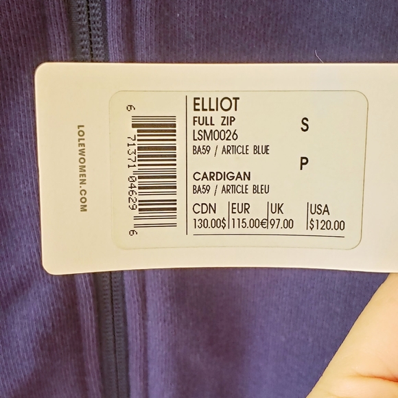 LOLE full zip up Hoodie - Picture 5 of 7